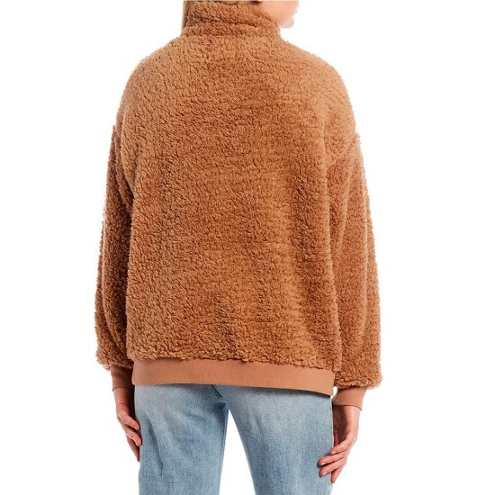 Best reviews of ๐ Copper Key Fuzzy Teddy Fleece Quarter Zip Pullover Gray ๐ - Image 5