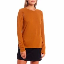 Top 10 🌟 Copper Key Brushed Knit Long Sleeve Top Sage 👍