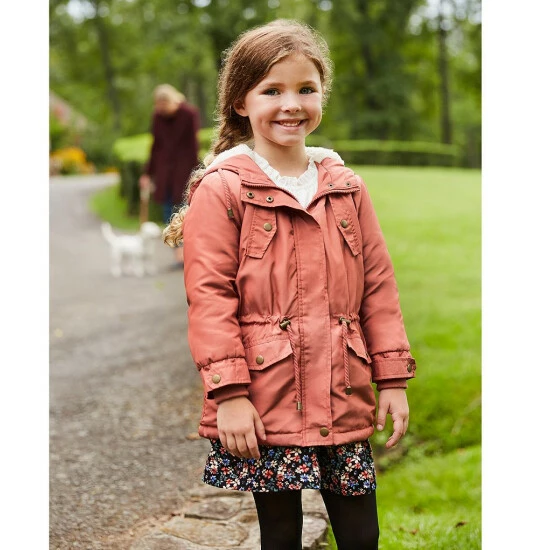 Promo ๐ Copper Key Little ๐ง Girls 2T-6X Sherpa Lined Hooded Anarok Parka ๐งฅ Coat Brick Dust ๐คฉ - Image 3