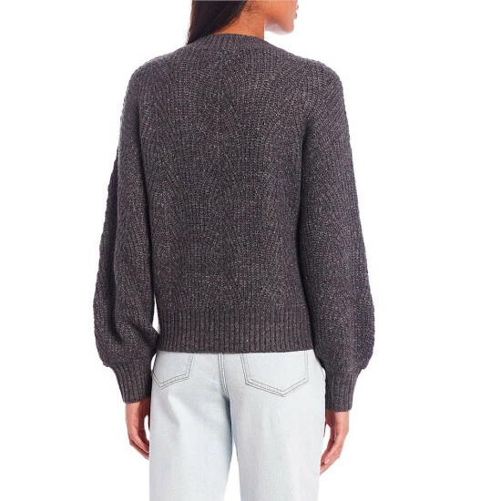 Discount ๐ Copper Key V-Neck Cable Sweater Cream ๐ฅฐ - Image 5