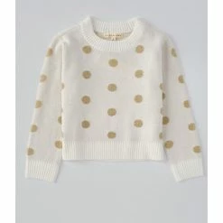 Cheapest 😀 Copper Key Little 👧 Girls 2T-6X Dot Sweater Gold 👍