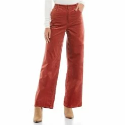 Best Sale 🎉 Copper Key High Rise Wide Leg Corduroy Pants Cedarwood 🤩