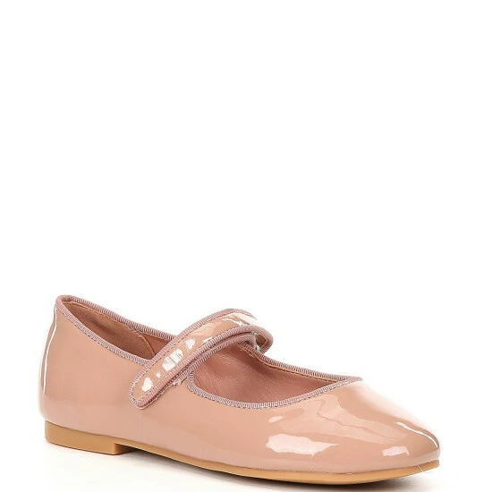 Brand new โค๏ธ Copper Key ๐ง Girls' Darrling Patent Velcro Flat Mary Janes (Youth) Pinky Tan โญ