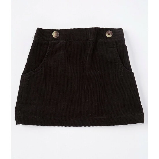 Cheap ✨ Copper Key Little 👧 Girls 2-6X Baby Corduroy Button 👗 Skirt Cashew ⌛ - Image 2