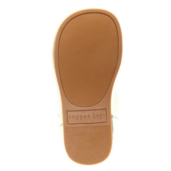 Buy ๐ Copper Key ๐ง Girls' Waddles Flower T-Strap Flat ๐ Shoes (Infant) Sand Gold โค๏ธ - Image 6