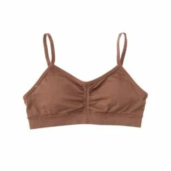 Wholesale 🌟 Copper Key 👧 Girls Seamless Cropped Bra Chestnut ⌛