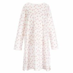 Coupon 😀 Copper Key Big/Little 👧 Girls 2T-12 Raglan Long Sleeve Floral Printed Gown Natural 🥰