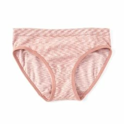 Best Pirce 🔔 Copper Key Big 👧 Girls 7-16 Space Dye Seamless 👙 Bikini Panty Rose Dawn Space Dye 😉